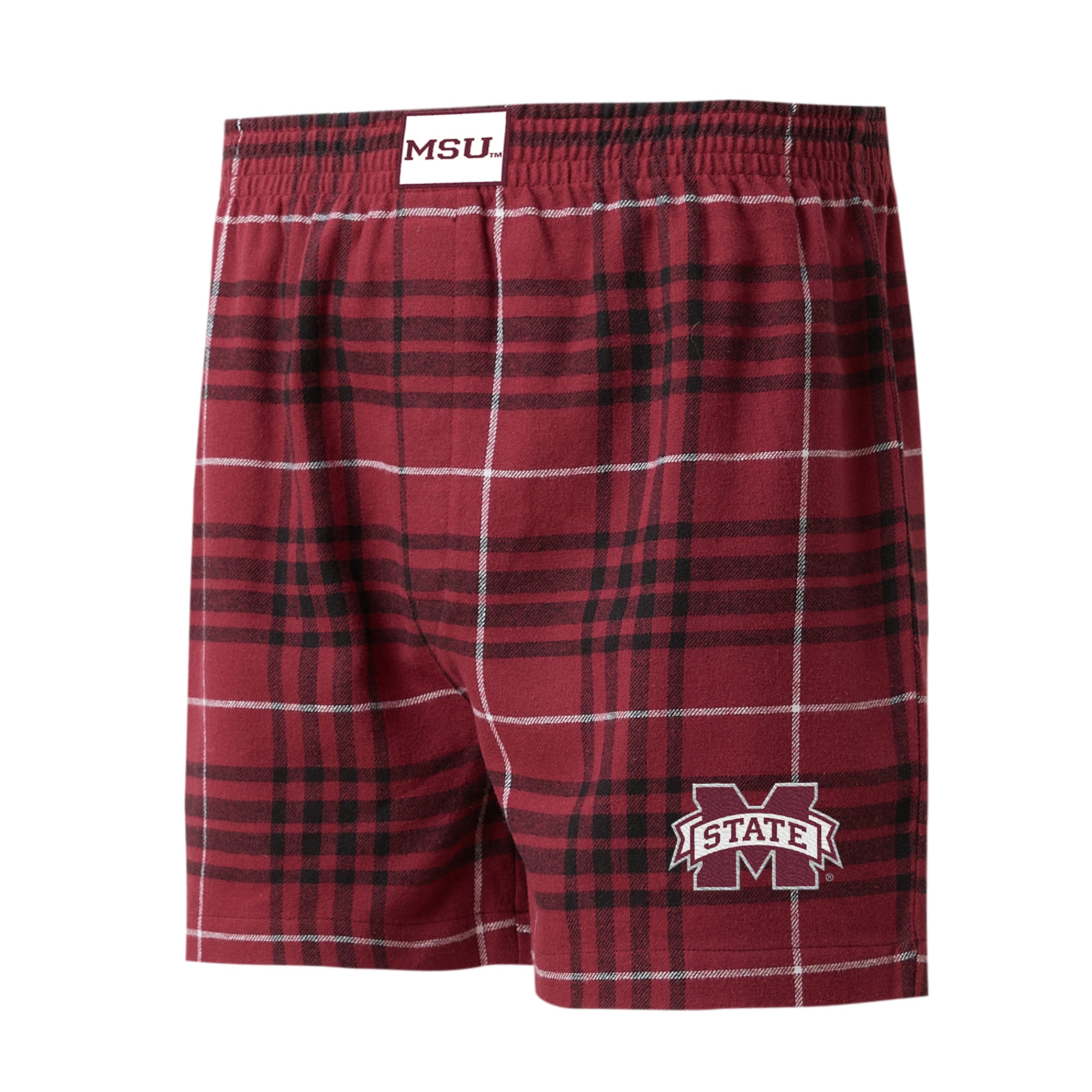 MSU Men Flannel Boxers
