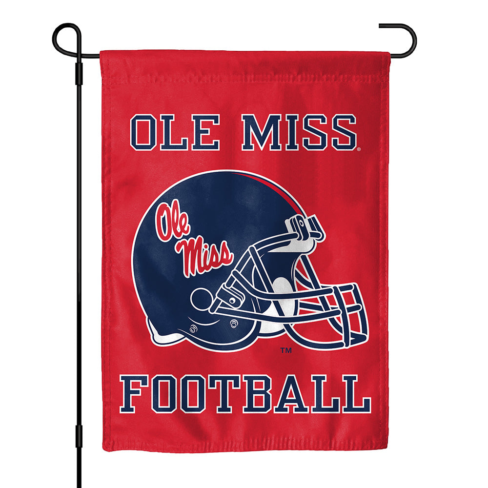 Ole Miss 13x18 Inch Football Helmet Design Garden Banner