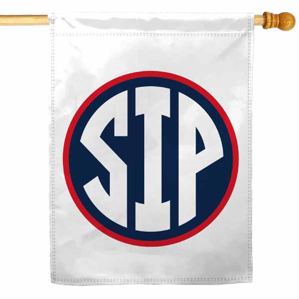 White SIP 30x40 Double Sided Banner