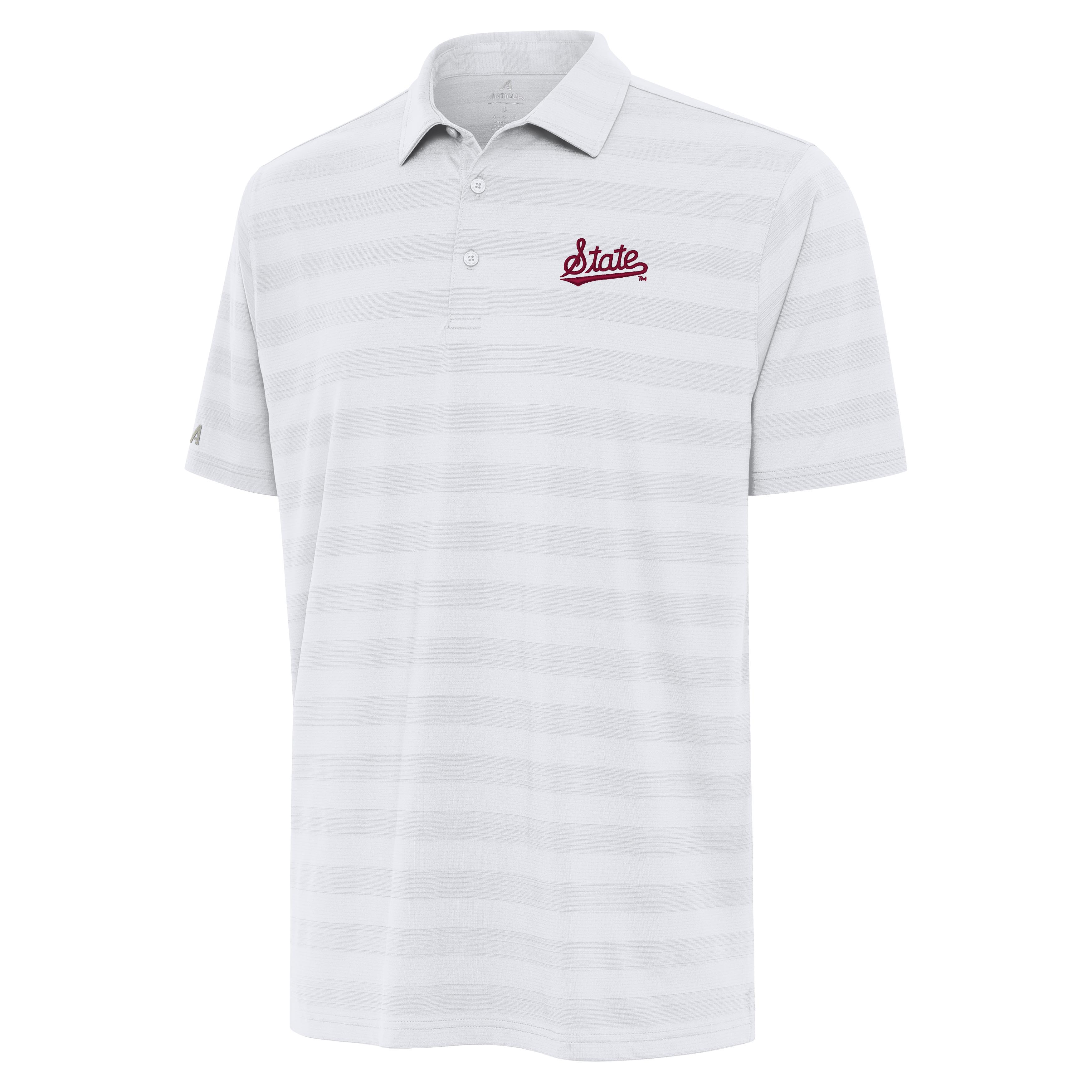 Antigua Tunnel Polo with Script State Logo
