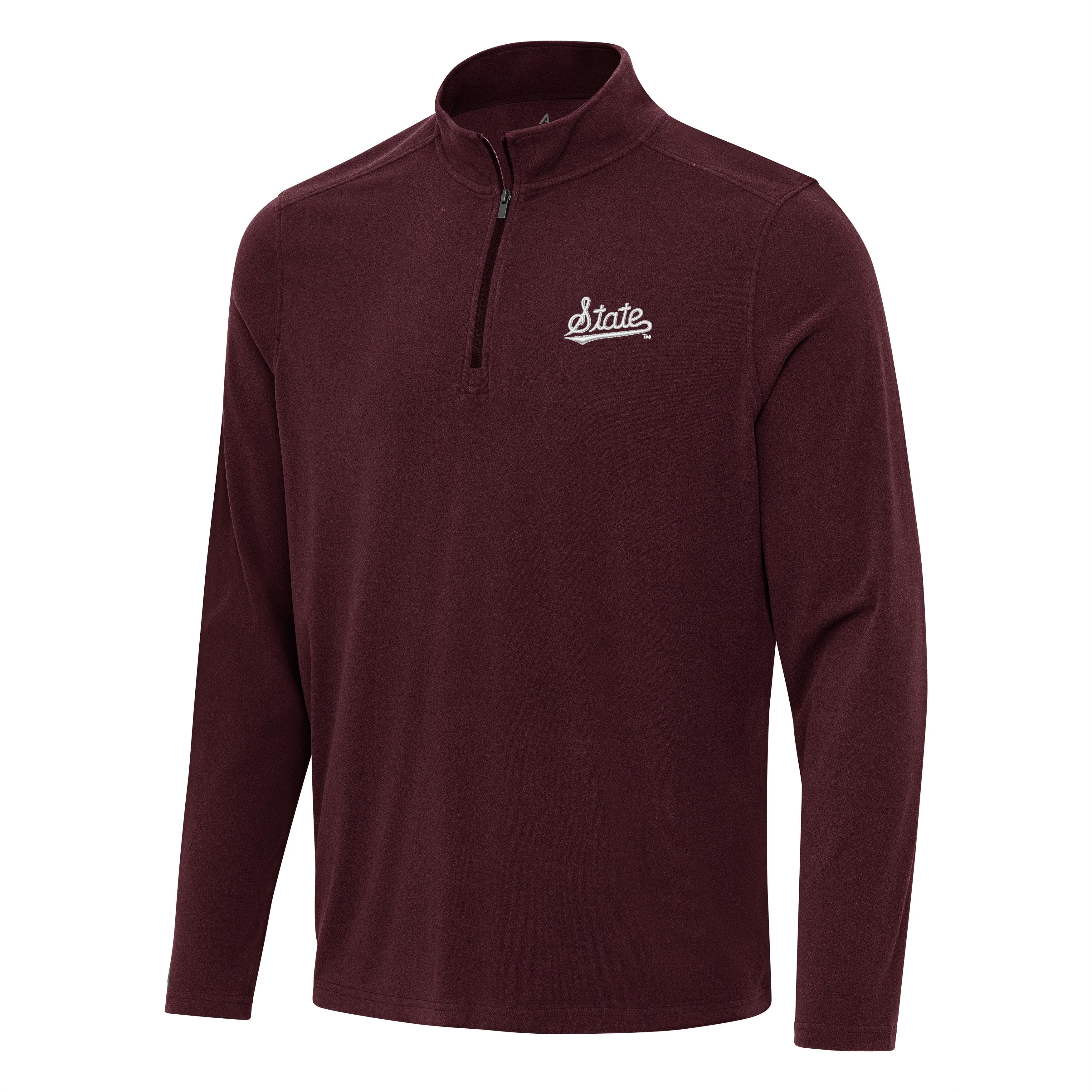 Antigua Maroon Mississippi State Omni 1/4 zip