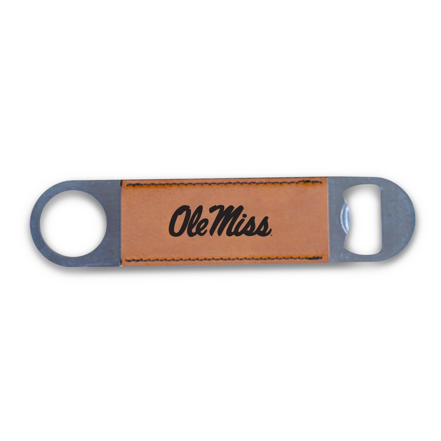 Ole Miss Leather Bottle Opener