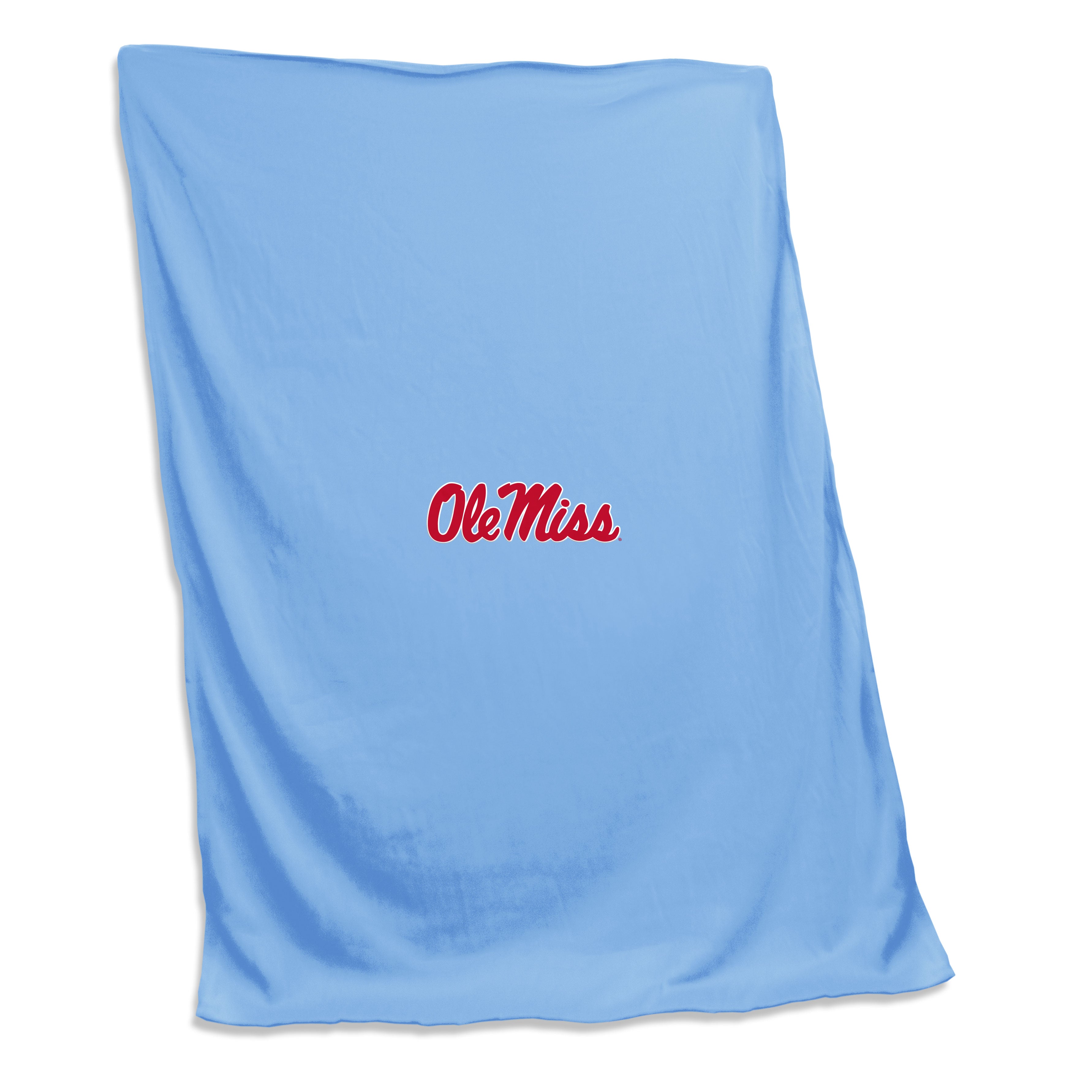 Ole Miss Powder Blue Sweatshirt Blanket