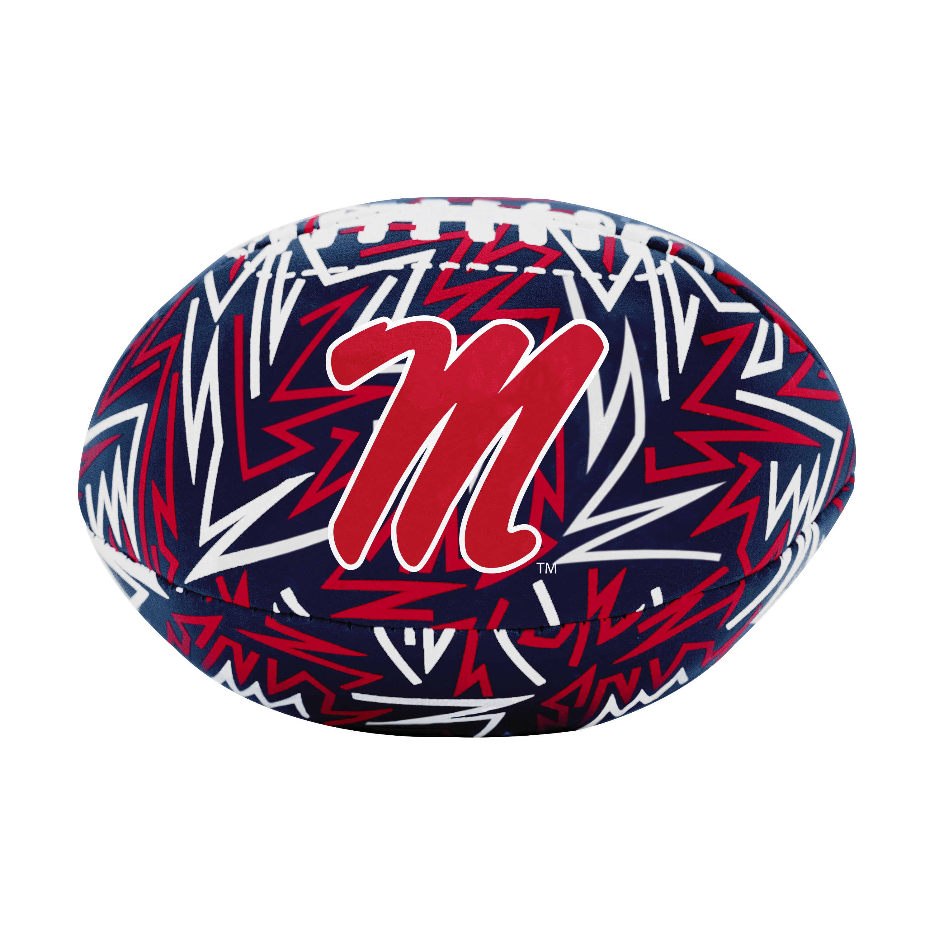 Ole Miss Micro Graffiti Soft Football