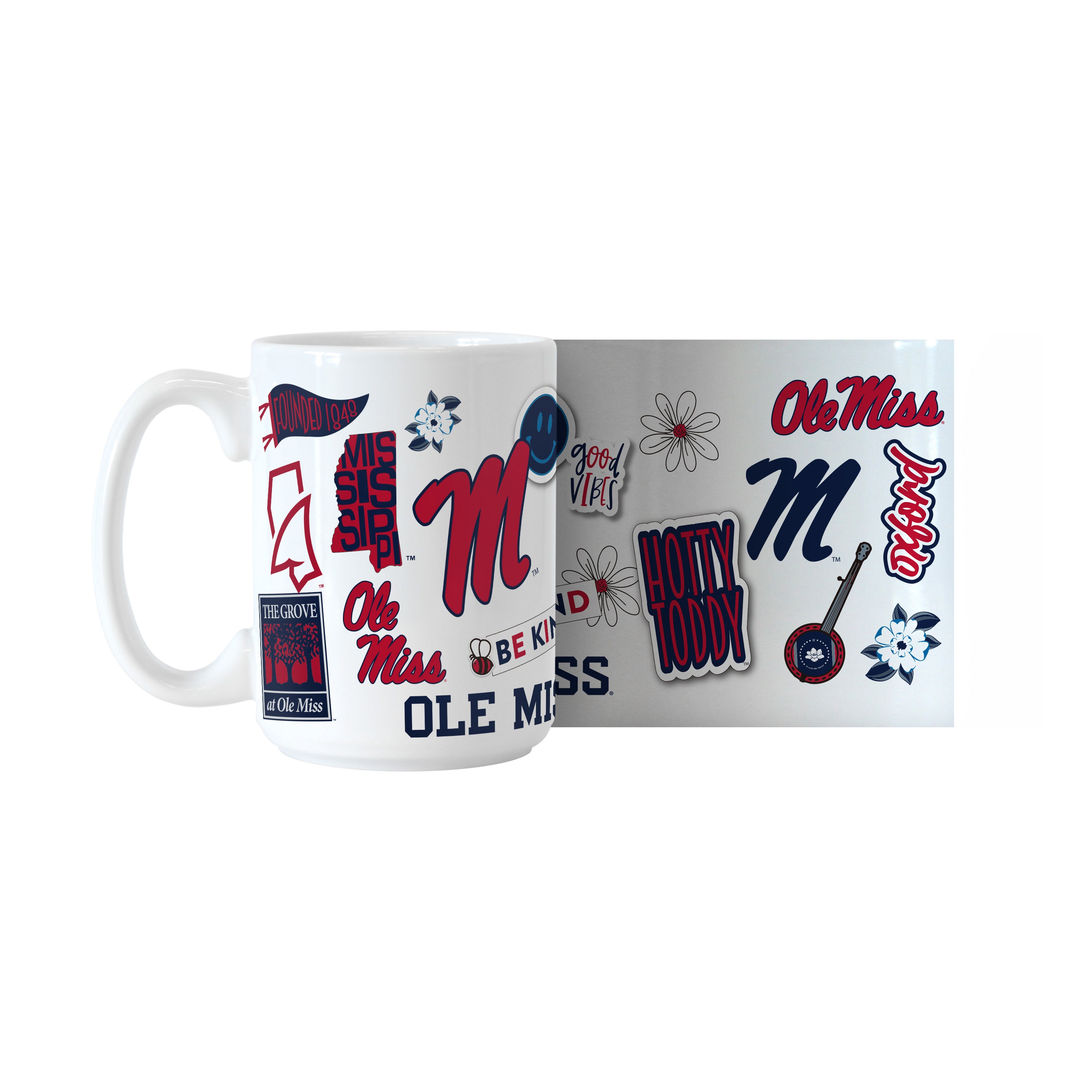 Ole Miss 15 oz Native Sublimated Mug
