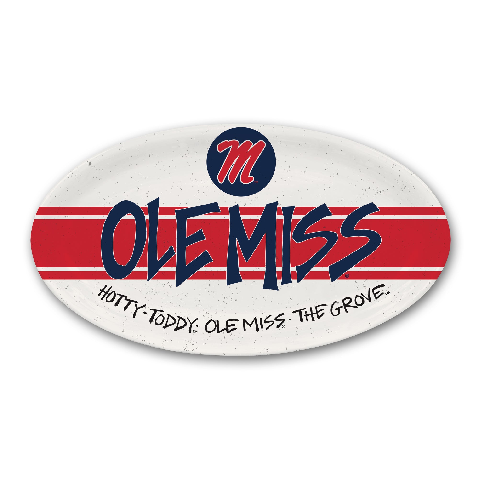 Ole Miss Mel Oval Home Decor Piece by Magnolia Lane