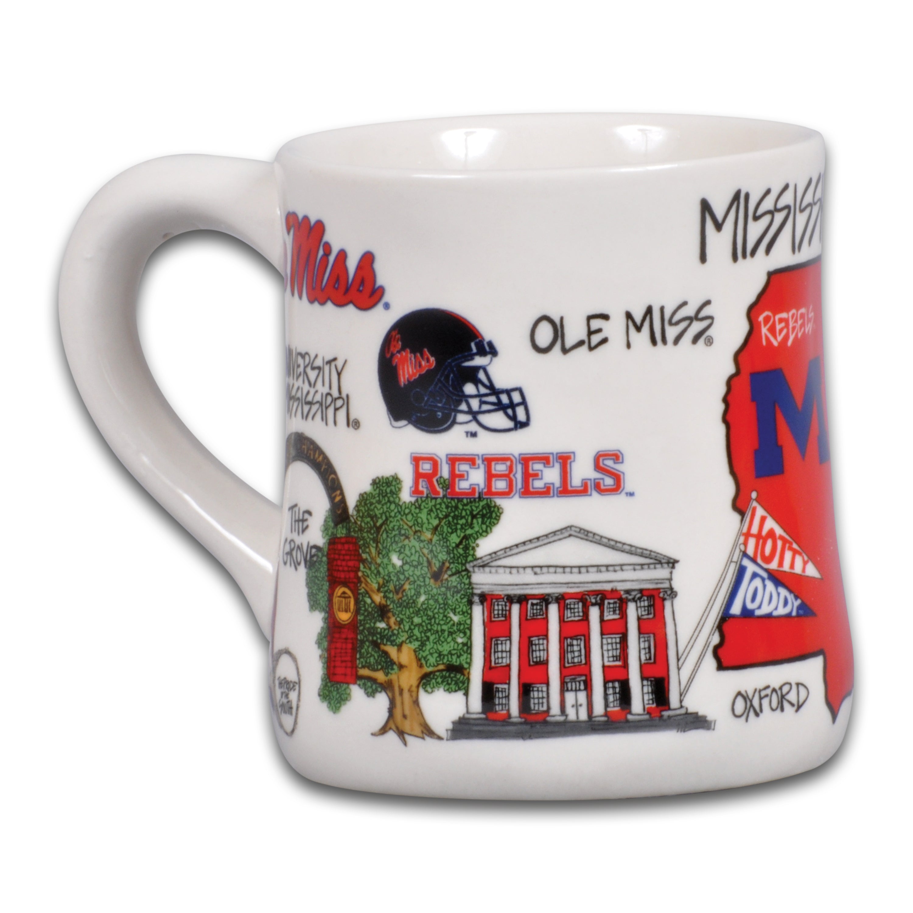 Magnolia Lane Ole Miss Scattered Icon Mug