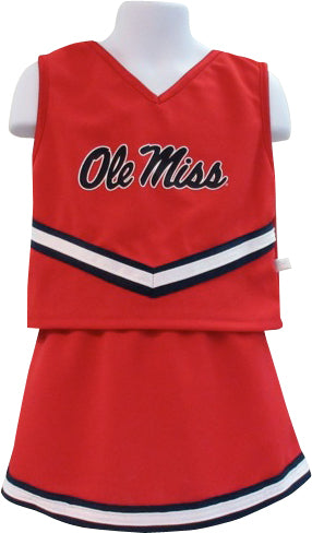 Third Street Ole Miss Toddler Cheer Uniform - Red