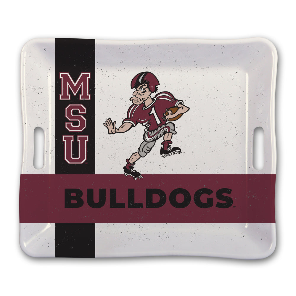 Magnolia Lane MSU Melamine Tray