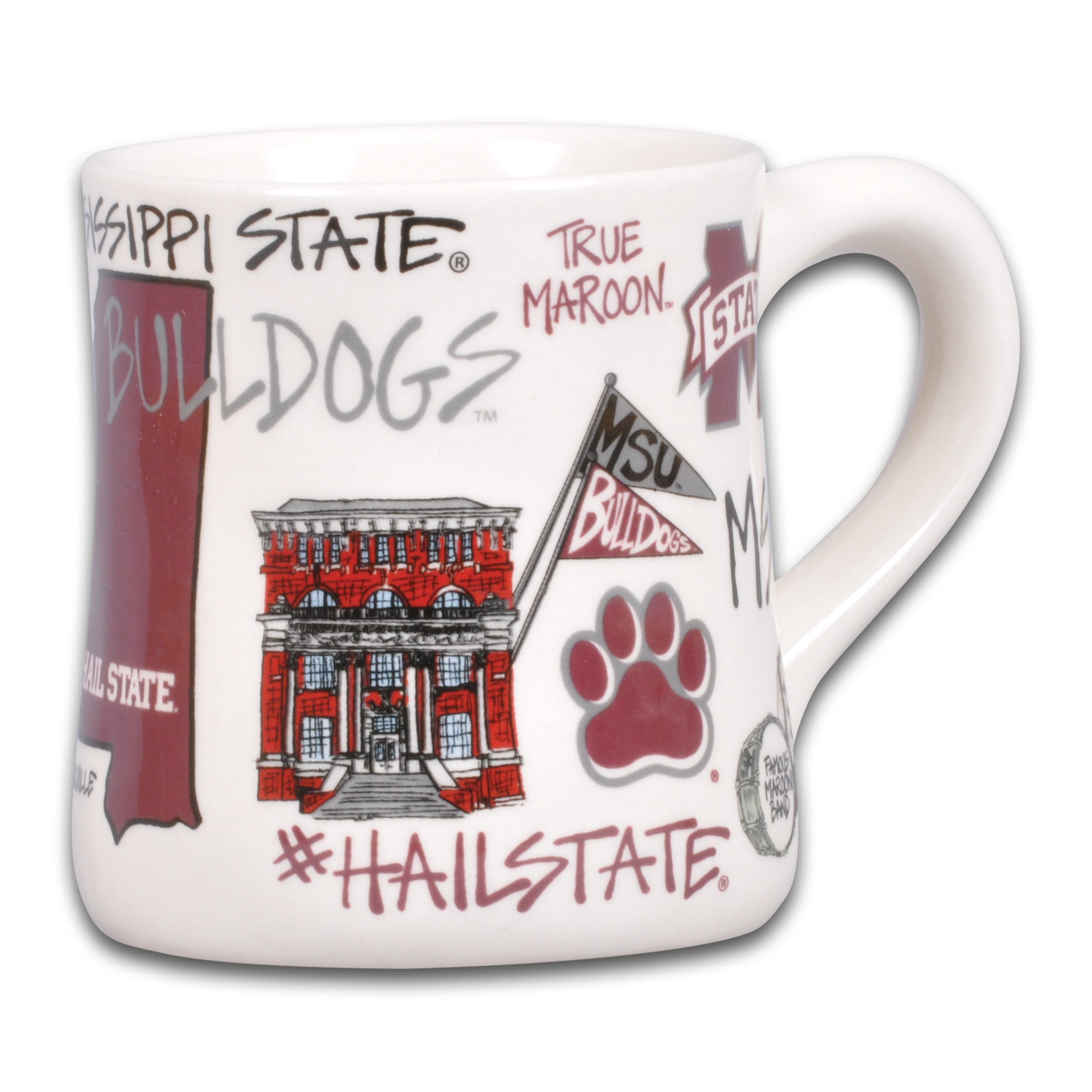 Magnolia Lane Mississippi State Icon Mug