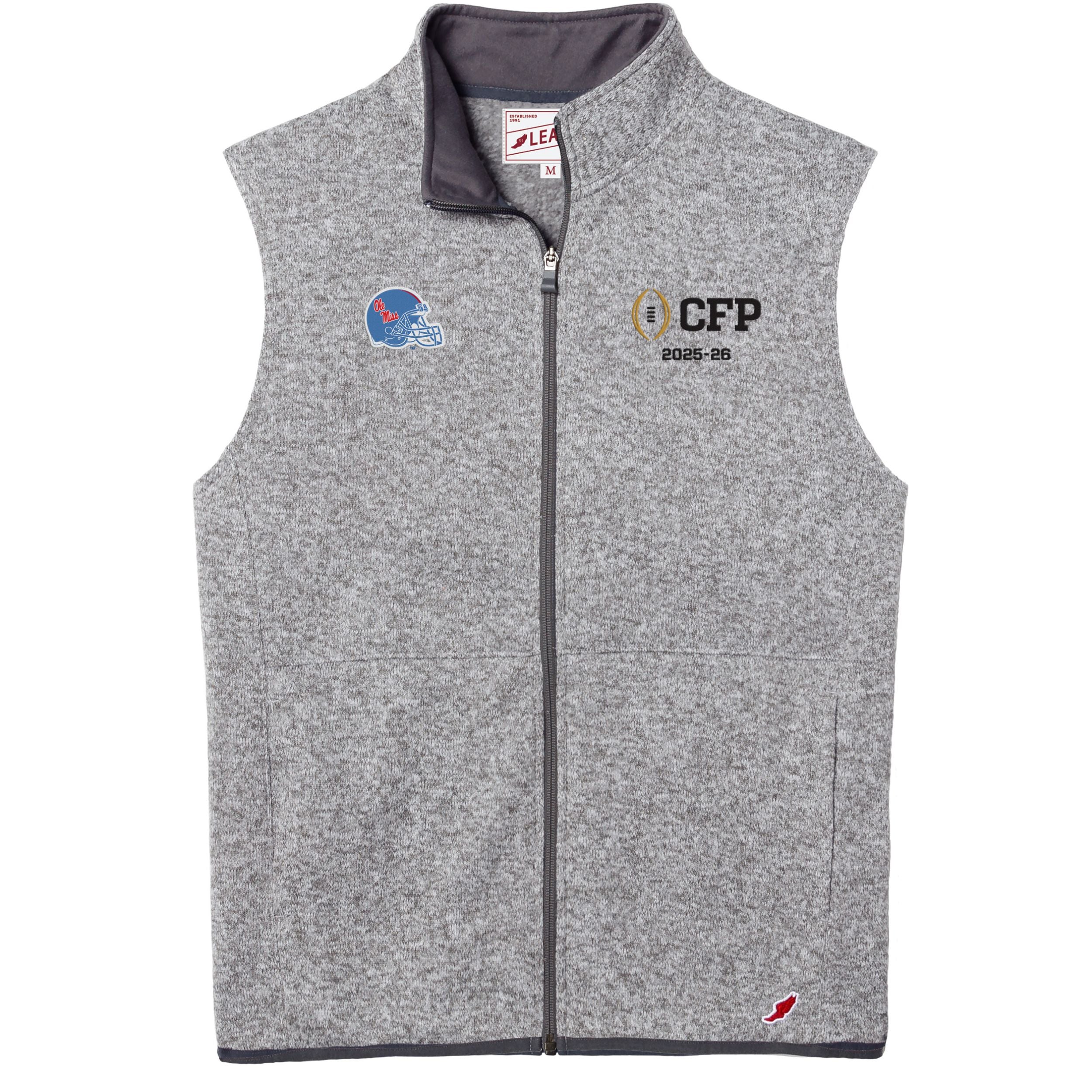 Legacy Saranac Full Zip Vest- Ole Miss Playoffs