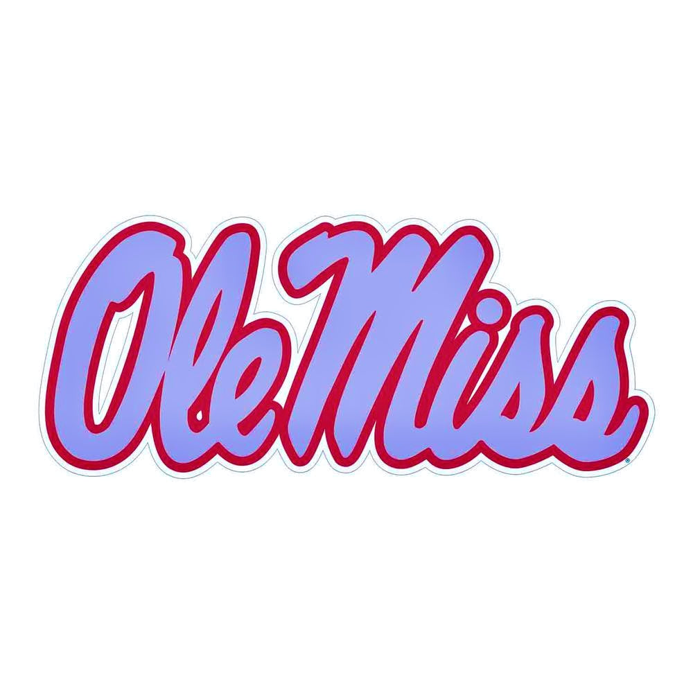 Craftique Ole Miss Script 4" Decal