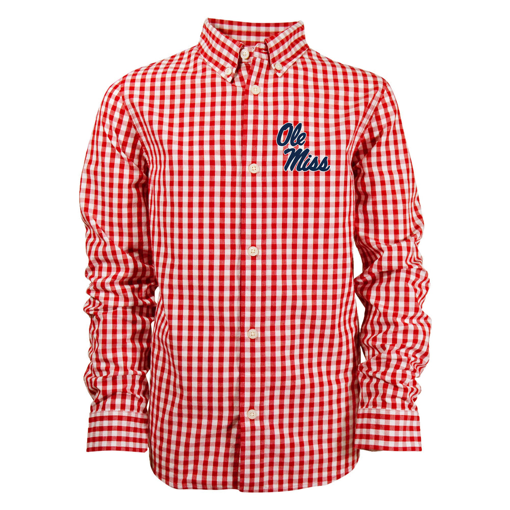 Garb Youth and Infant Callahan Red/White Button-Up Shirt