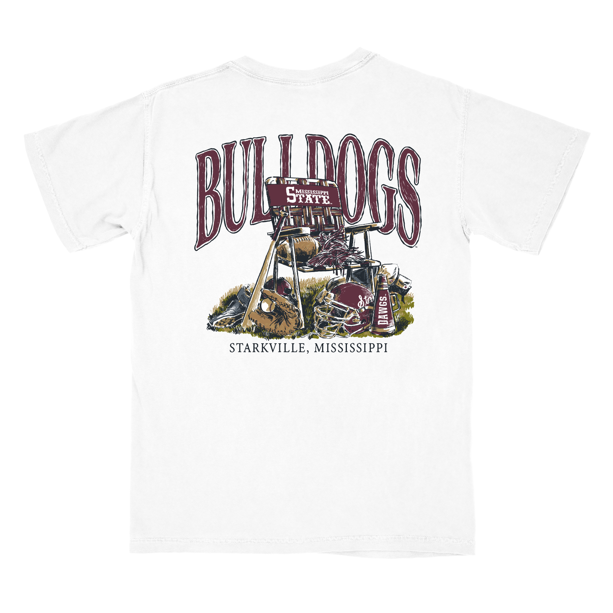B-Unlimited Mississippi State pocket tee