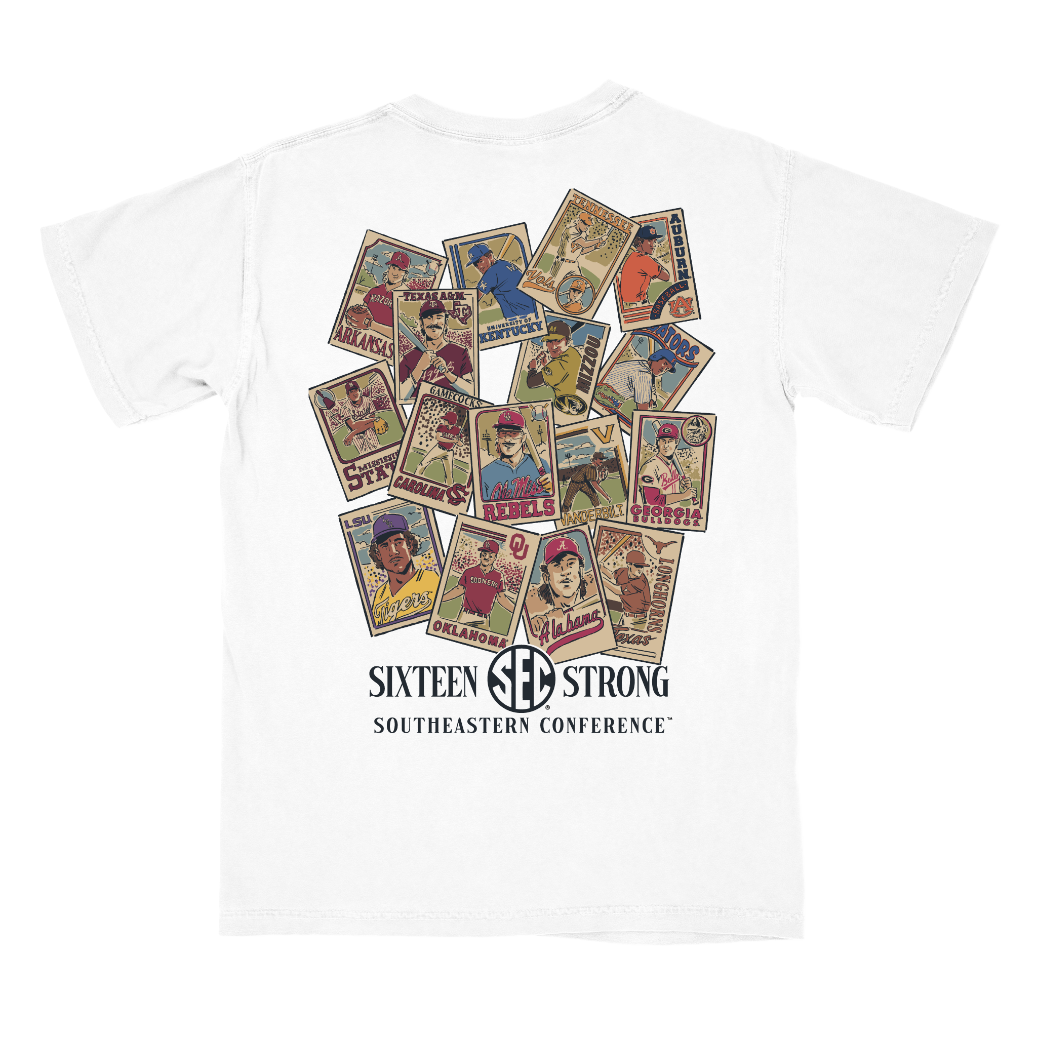 Comfort Colors SEC Baseball Card T-Shirt