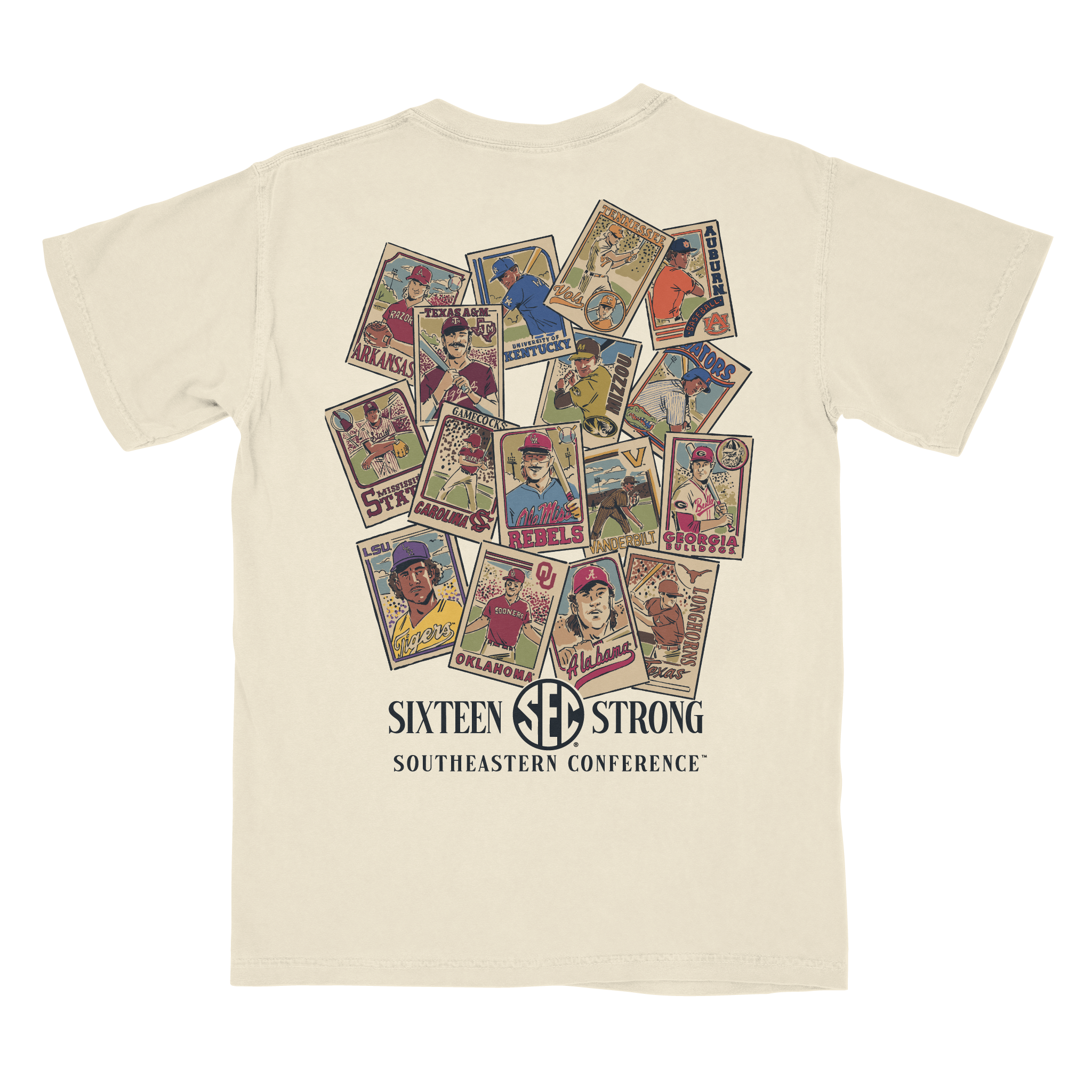 Comfort Colors SEC Baseball Card T-Shirt