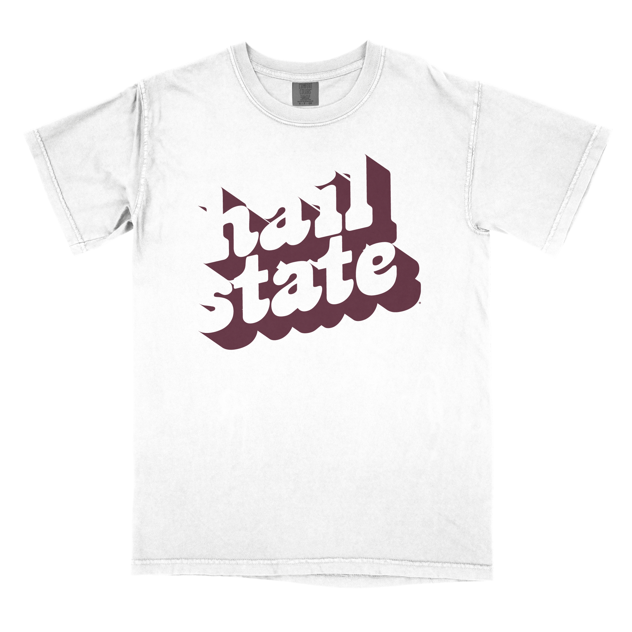 Comfort Color Mississippi State "Bubble Text" Tee