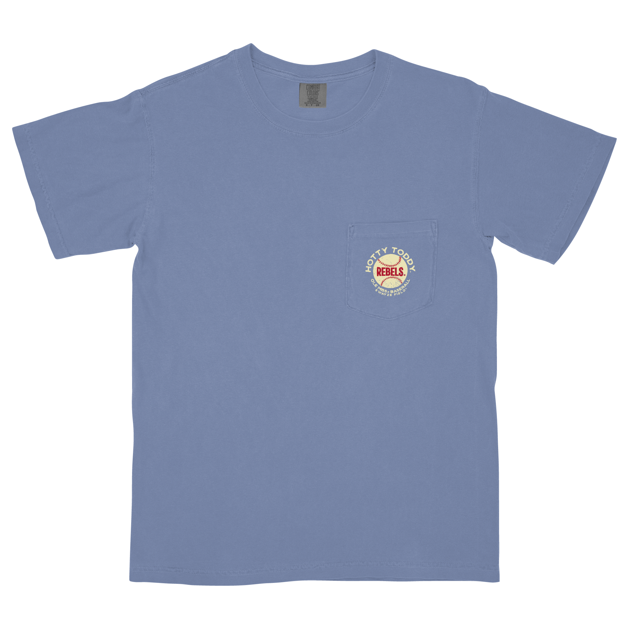 Comfort Color Ole Miss "Strike" Baseball Tee