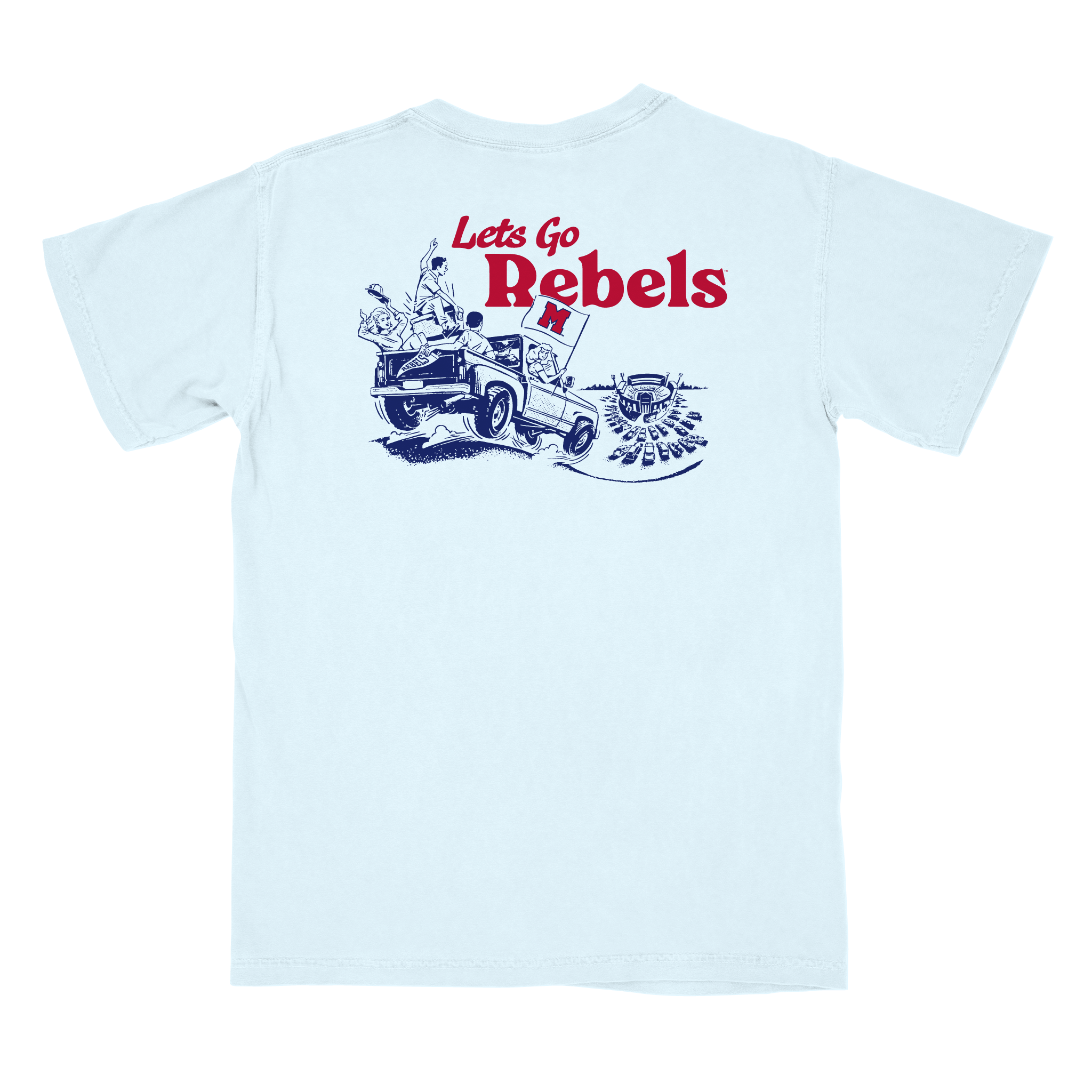 Comfort Colors T-Shirt "Roadtrippin to the Football Game"