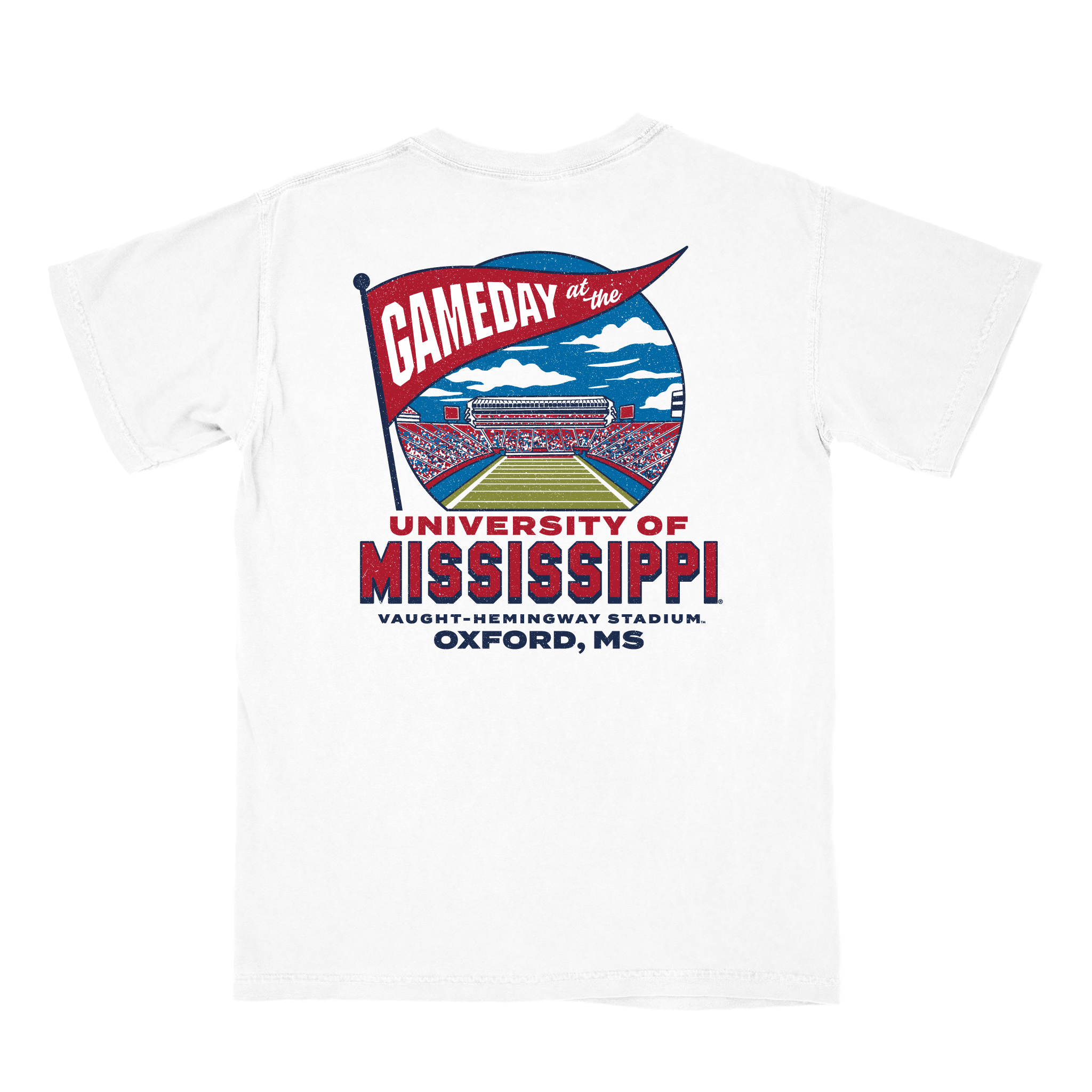 Ole Miss Comfort Colors T-Shirt "Stadium Banner"