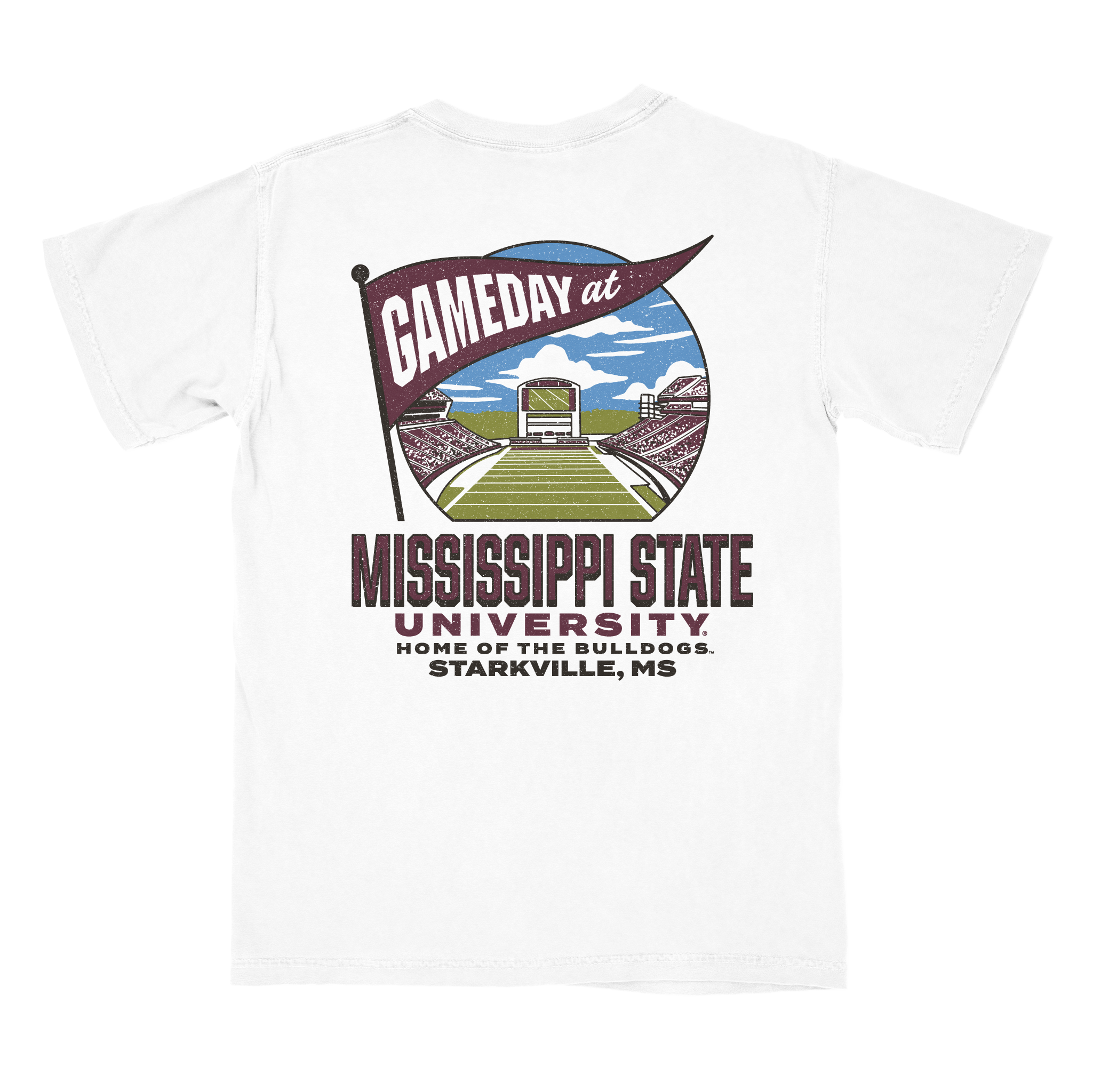 Comfort Color Mississippi State "Stadium Banner" Tee