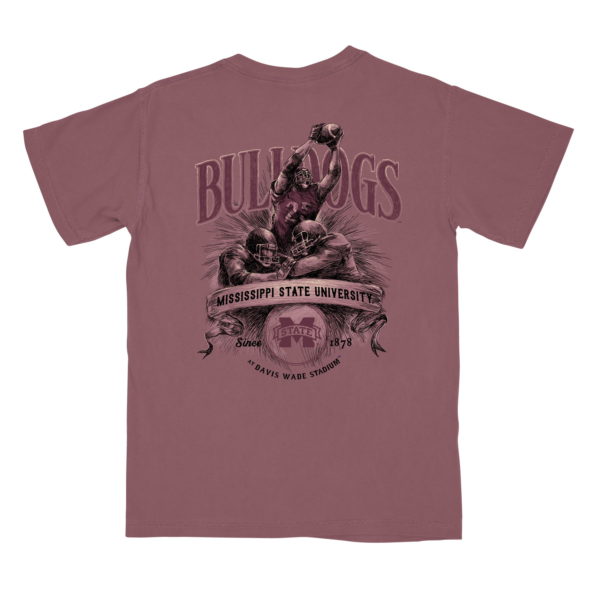 Comfort Color Mississippi State "Gridiron Hero" Tee