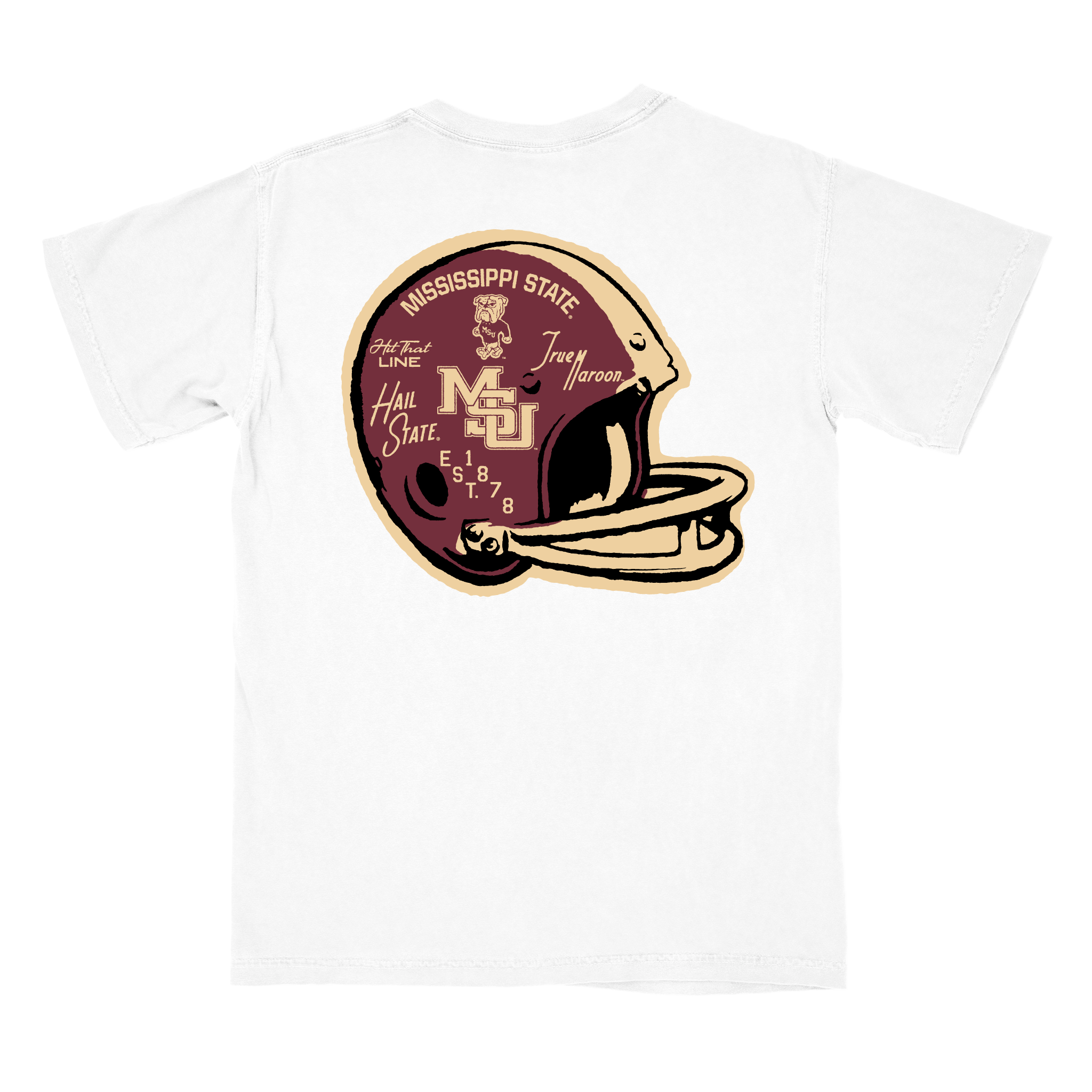 Comfort Color Mississippi State "Vault Helmet" Tee