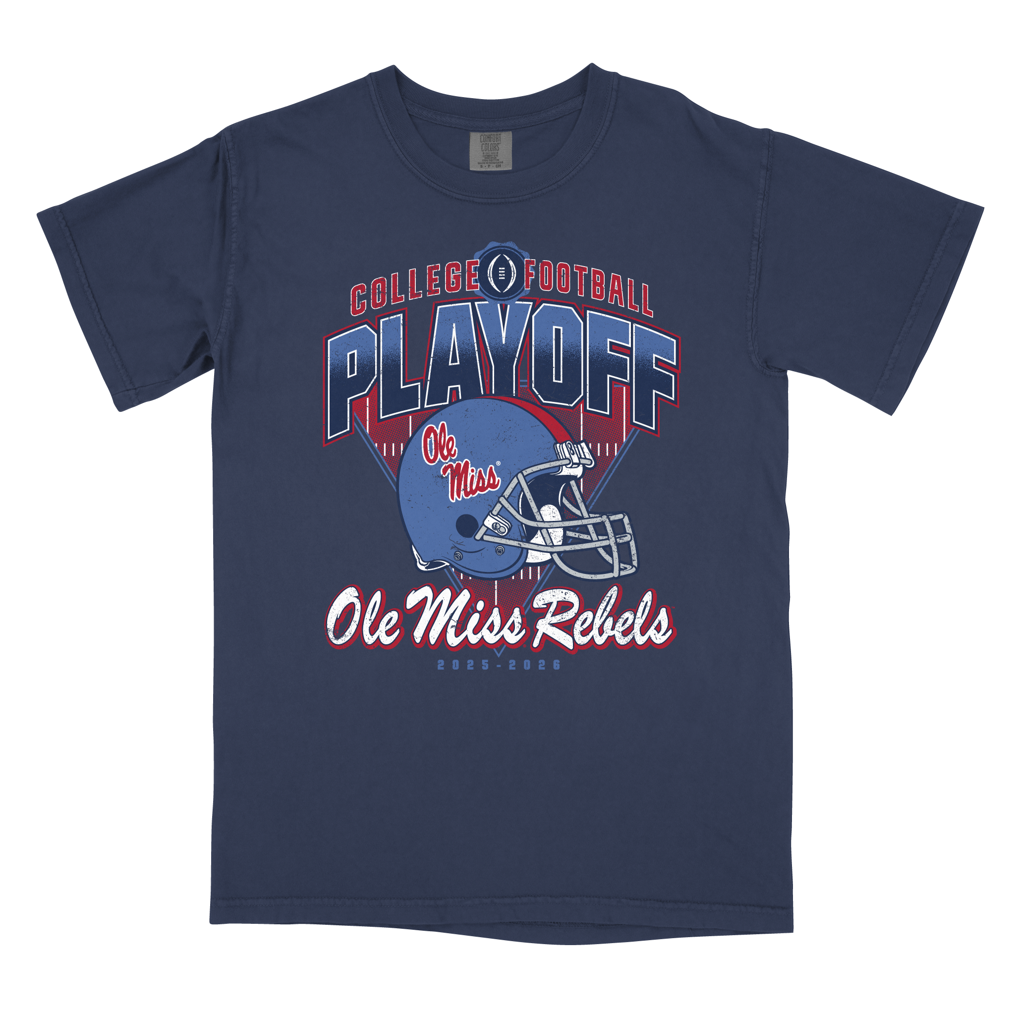 Comfort Colors Navy Helmet Playoff T-Shirt