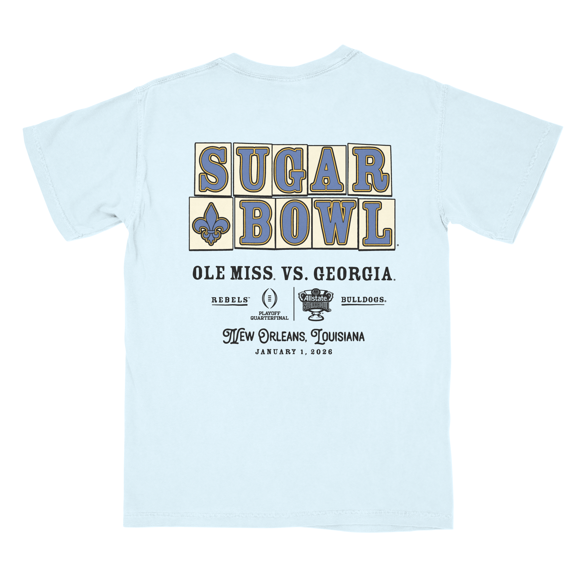 Comfort Colors Chambray- Sugar Bowl NOLA Design