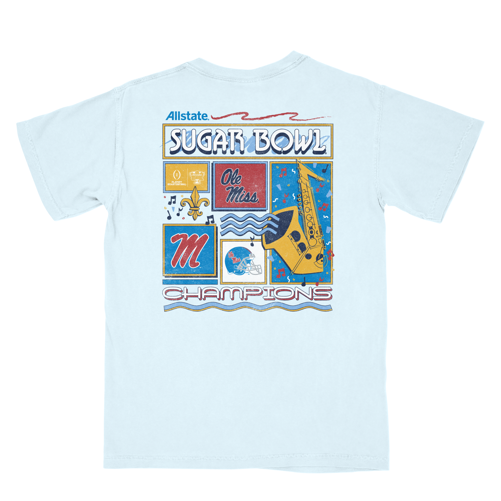 Comfort Colors Chambray- Sugar Bowl Champions