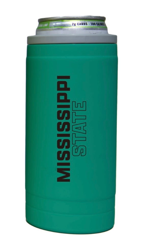 Mississippi State Teal 12oz. Soft Touch Coolie