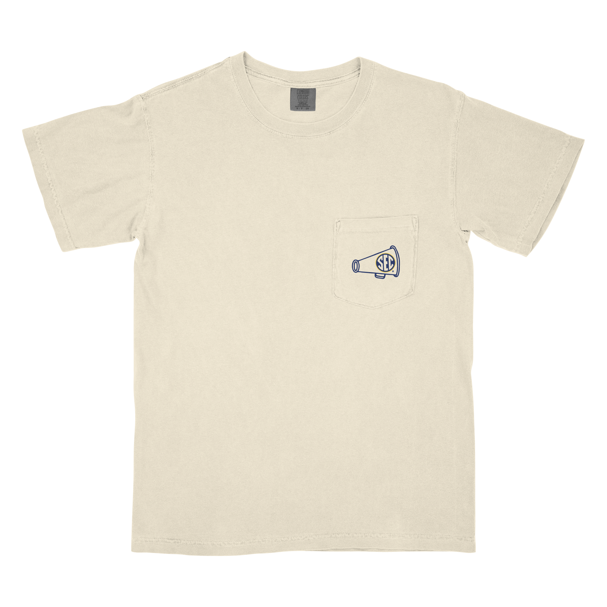 Ivory SEC Megaphone Pocket T-Shirt
