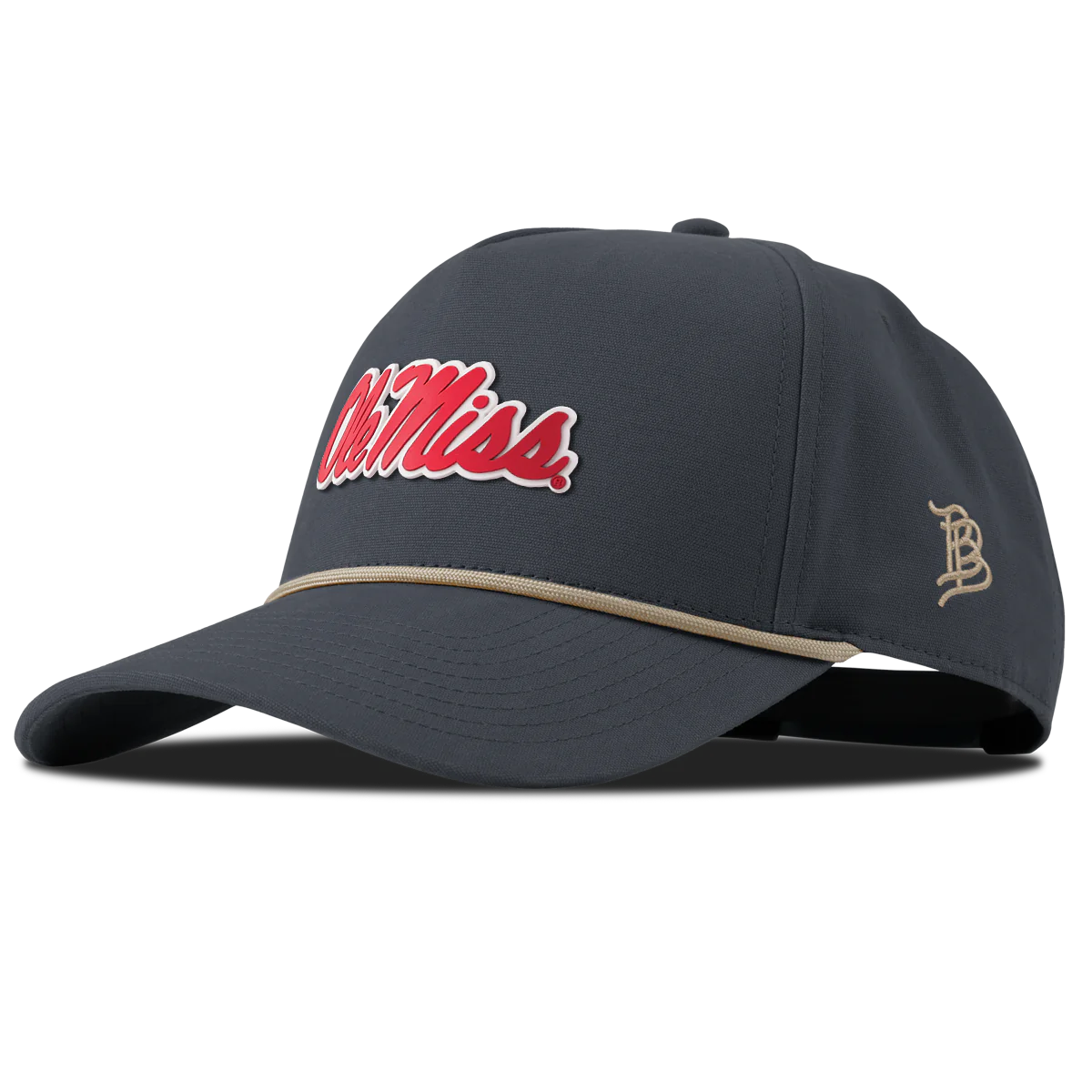 Branded Bills- Navy 5-Panel Canvas Rope Cap