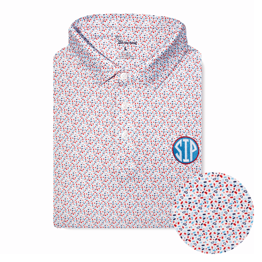 Bluecrest Ole Miss Tempo Performance Polo - SIP Logo