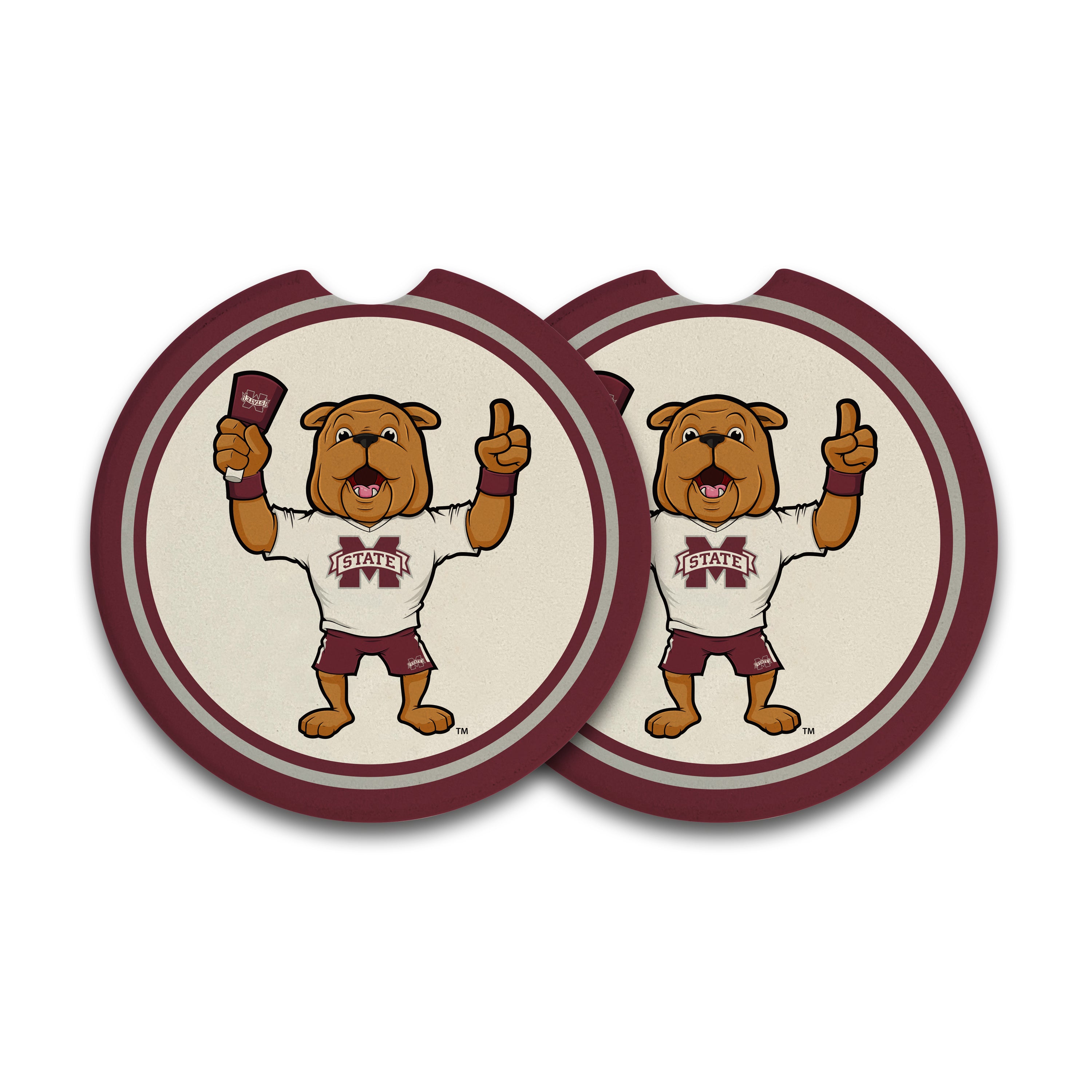 Mississippi State Mascot Car Coaster