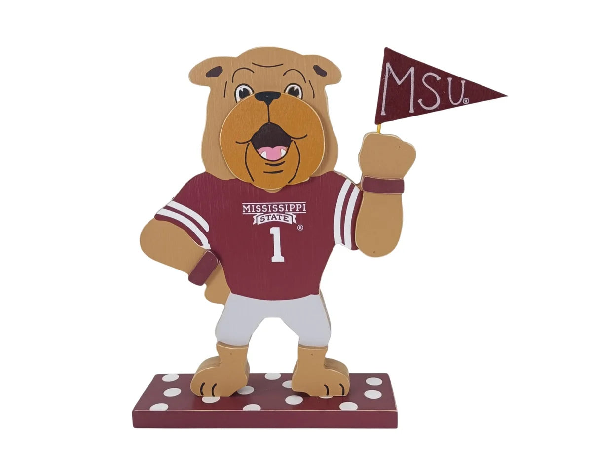 MSU Bully Mascot Wooden Tabletop