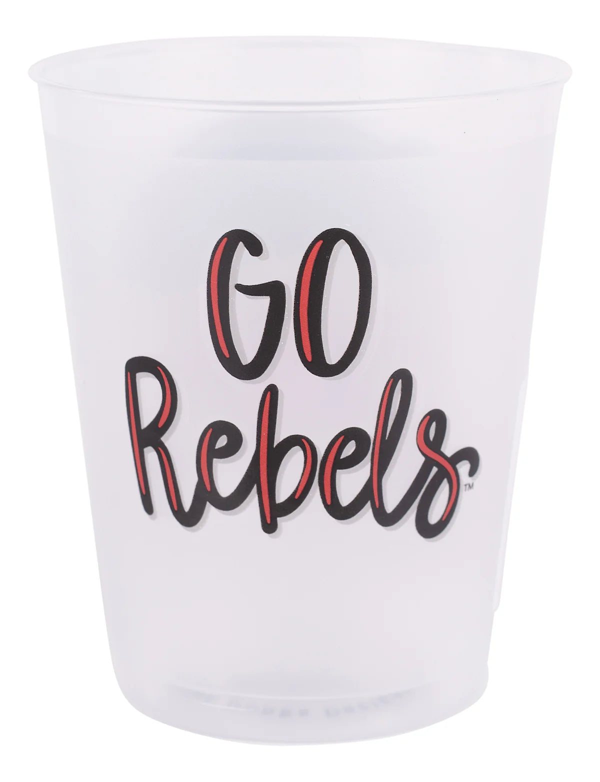 Ole Miss Frosted Plastic Cups (Set of 8)