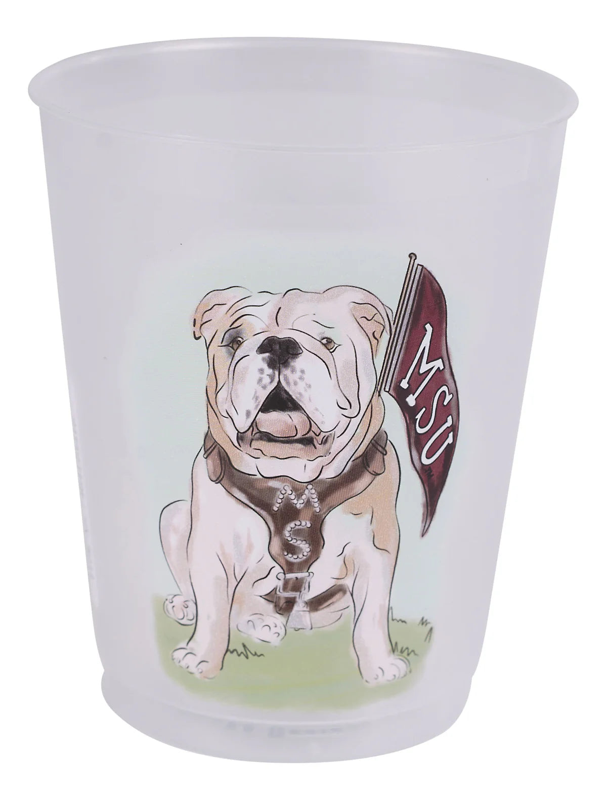 Mississippi State Mascot Frosted Cups (set of 8)