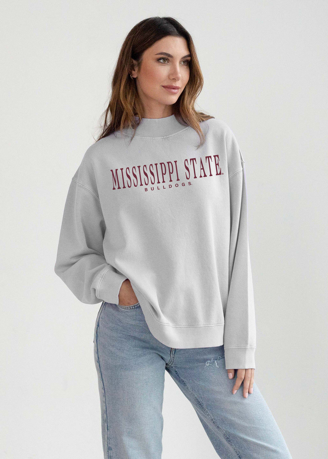 Mississippi State "Nantucket" Mockneck - Stone