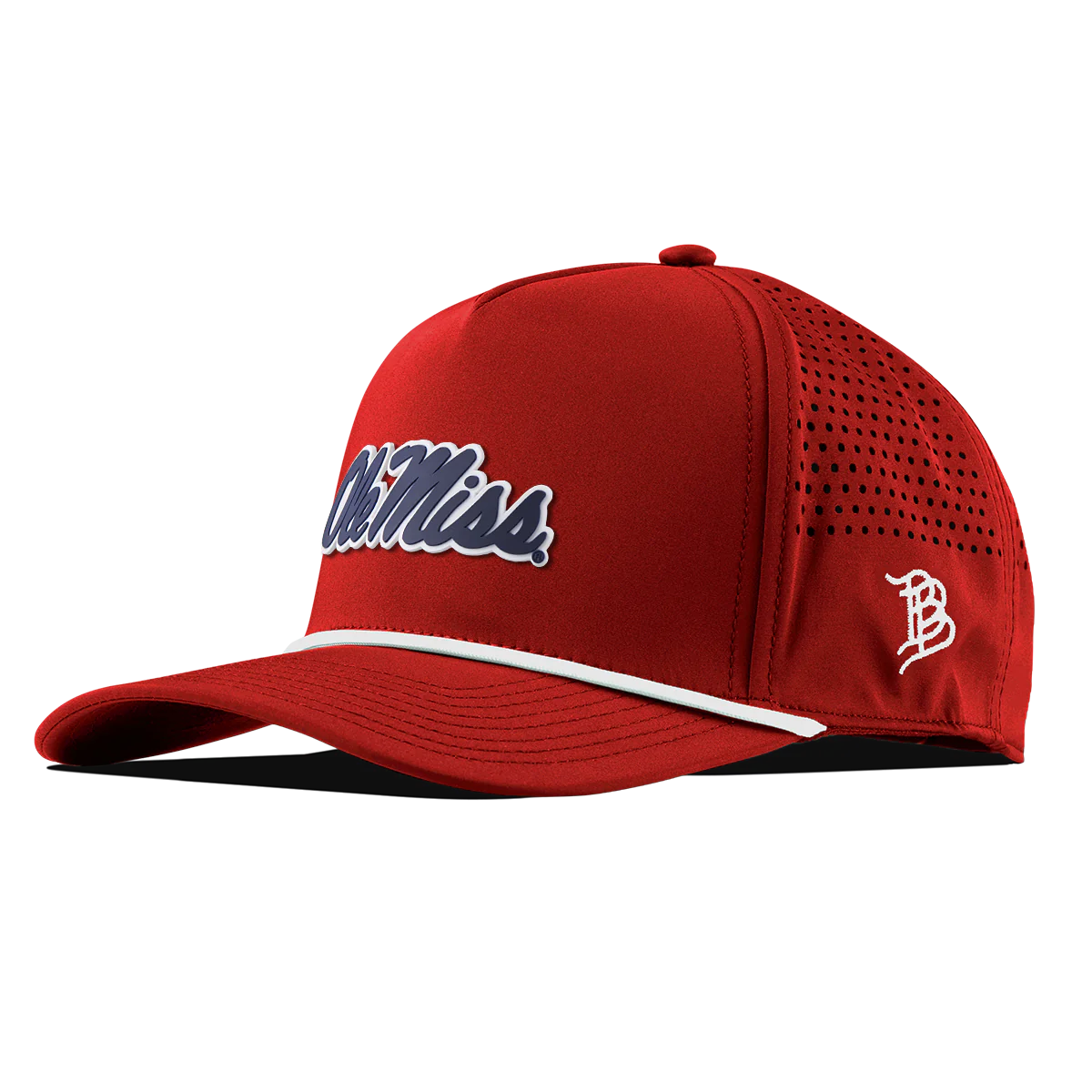 Branded Bills- Red Ole Miss Rope Cap