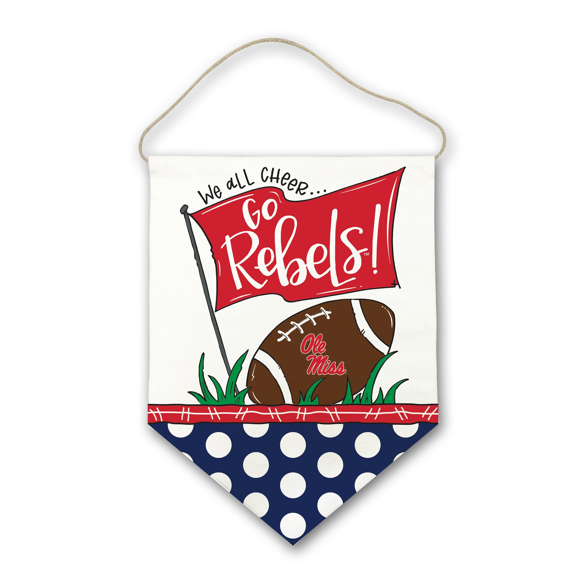 Ole Miss Welcome Door Hanger
