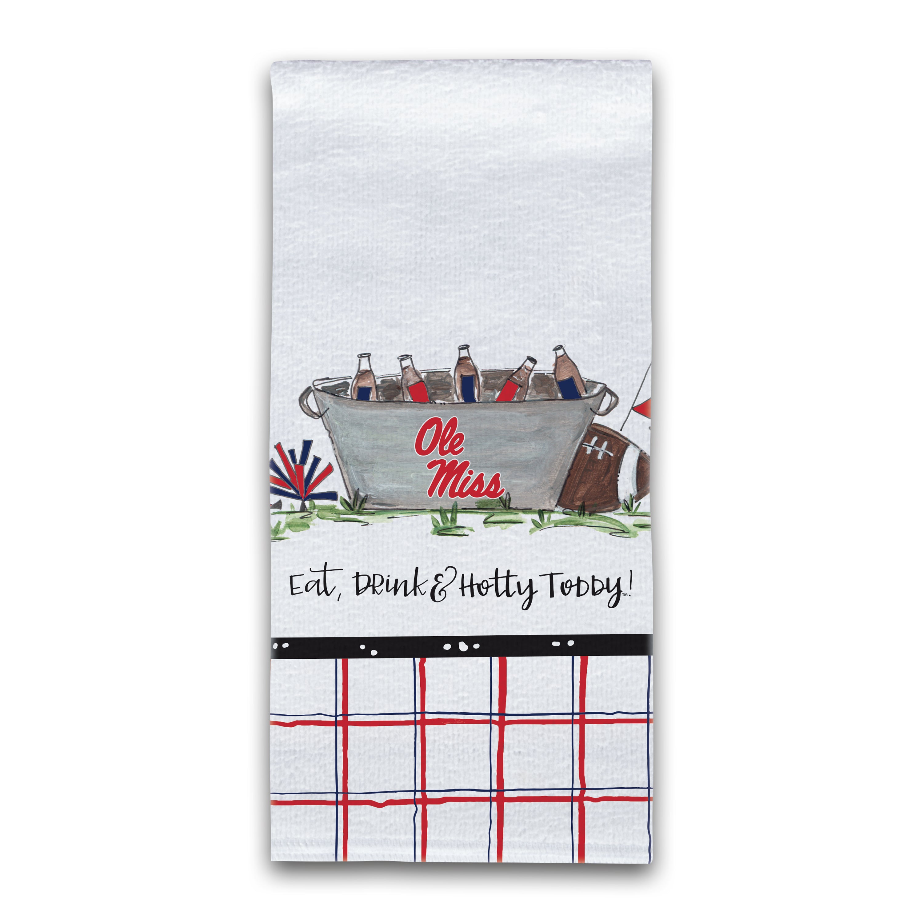 Magnolia Lane Eat, Drink and Hotty Toddy Tea Towel