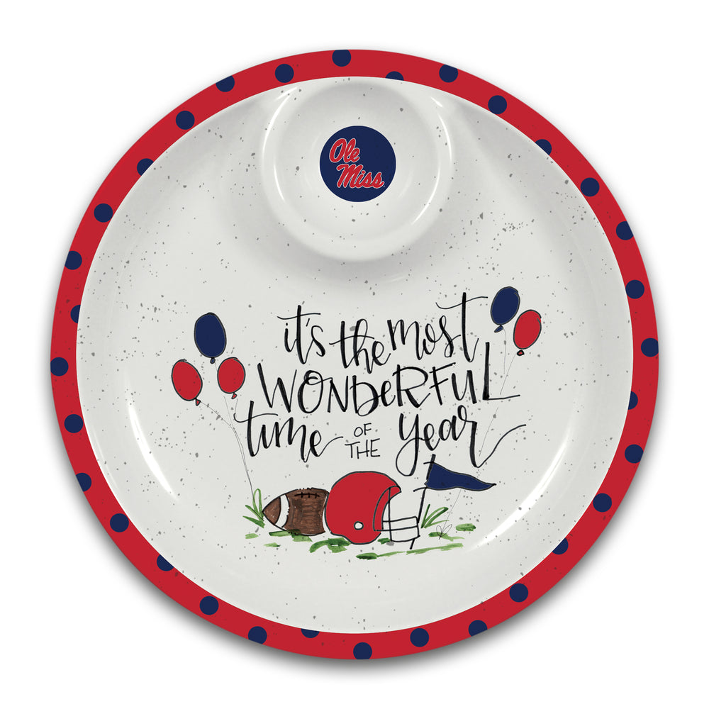 Magnolia Lane Ole Miss Chip & Dip Set