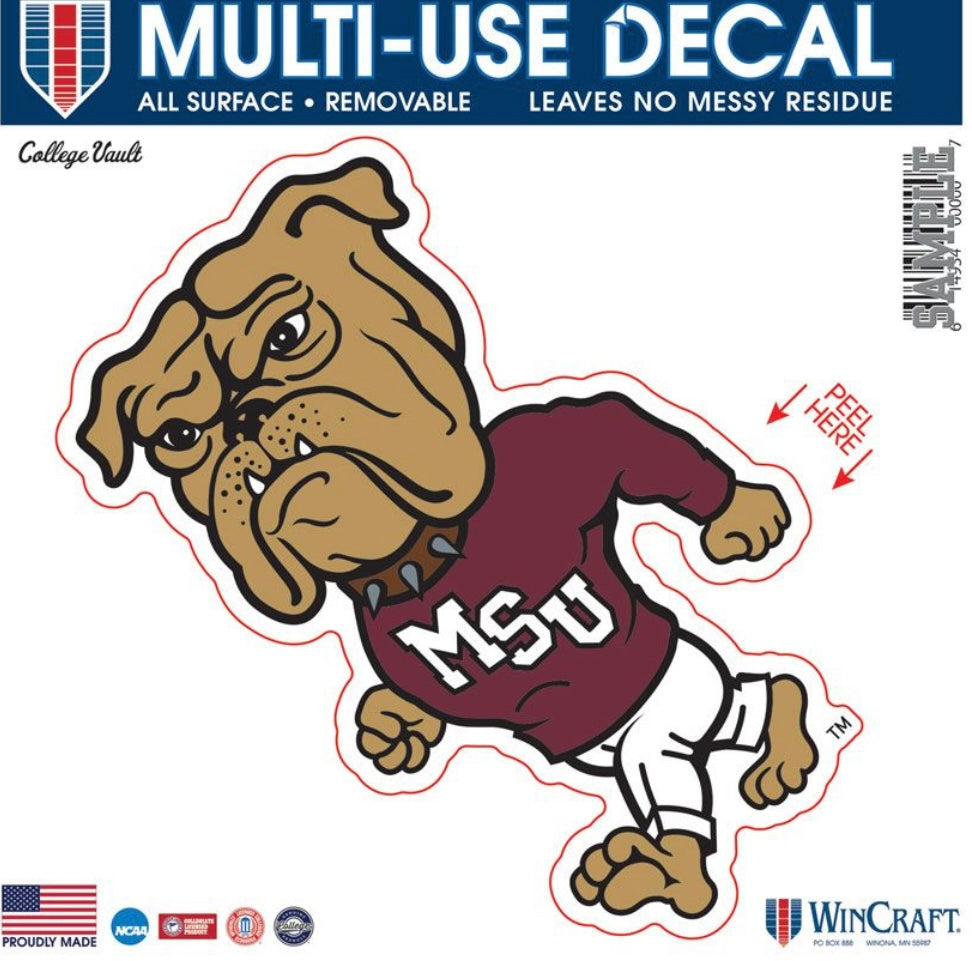 Walking Bulldog Vault Decal