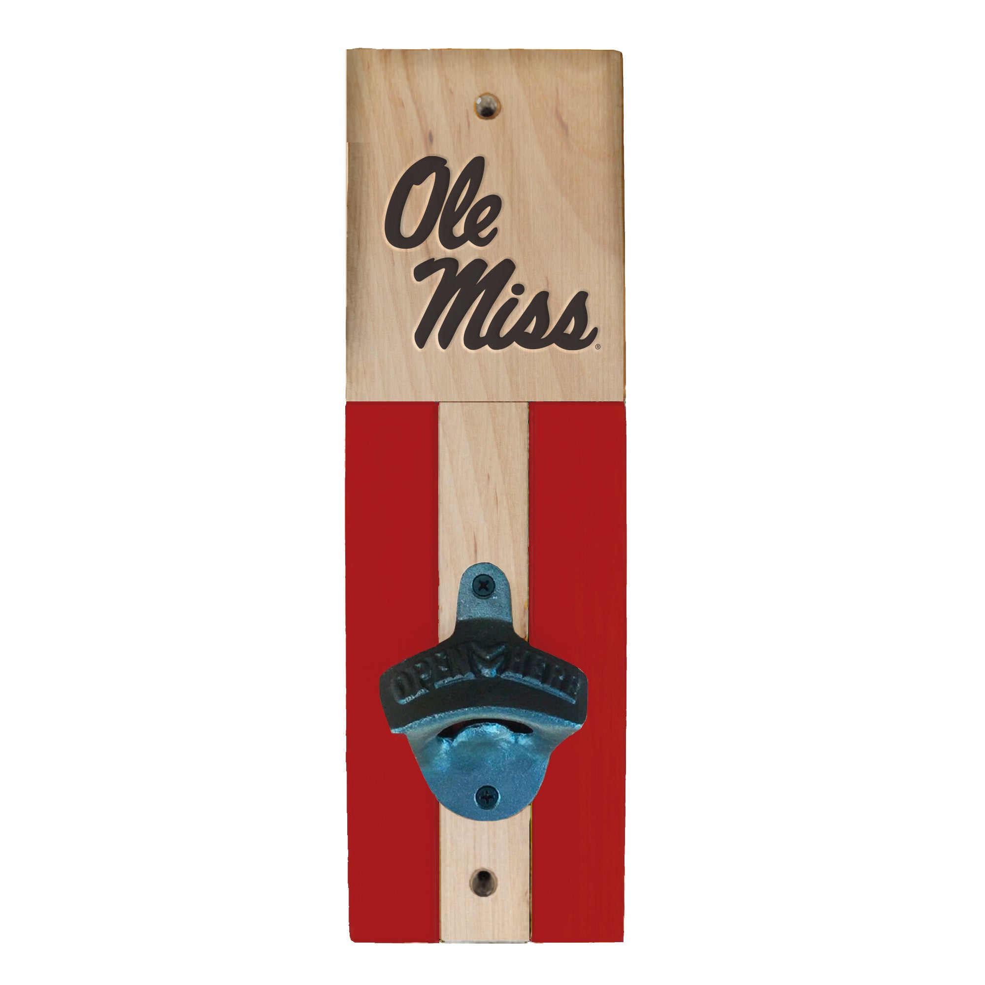 Ole Miss Enjoy Wall Mount Bottle Opener