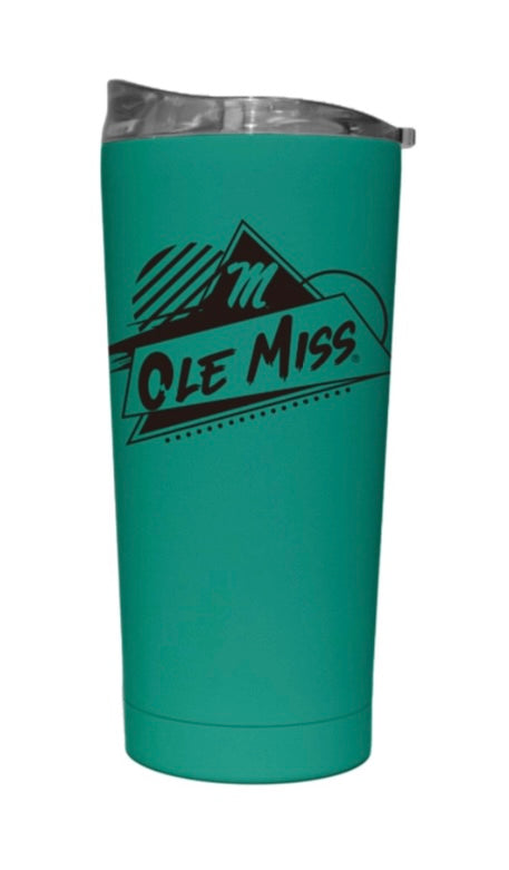 Ole Miss 20oz. Teal Soft Touch Tumbler