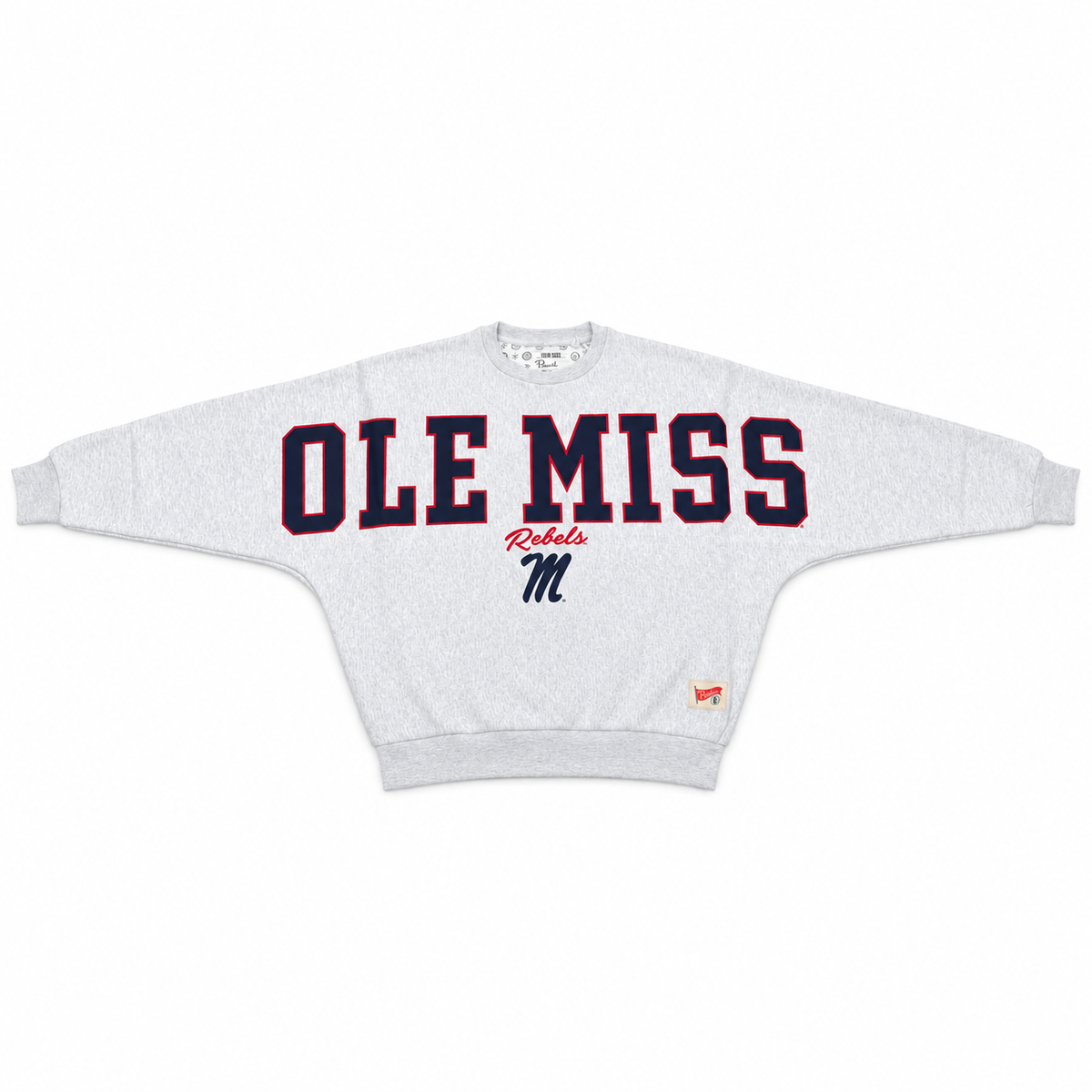 Ole Miss "Flannigan" Oversized Sweatshirt - One Size