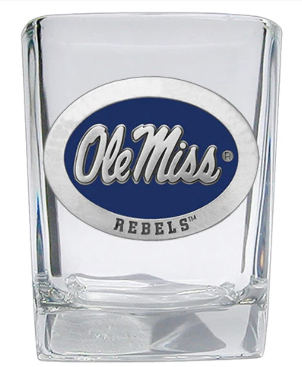 Ole Miss Rebels Square Shot Glass