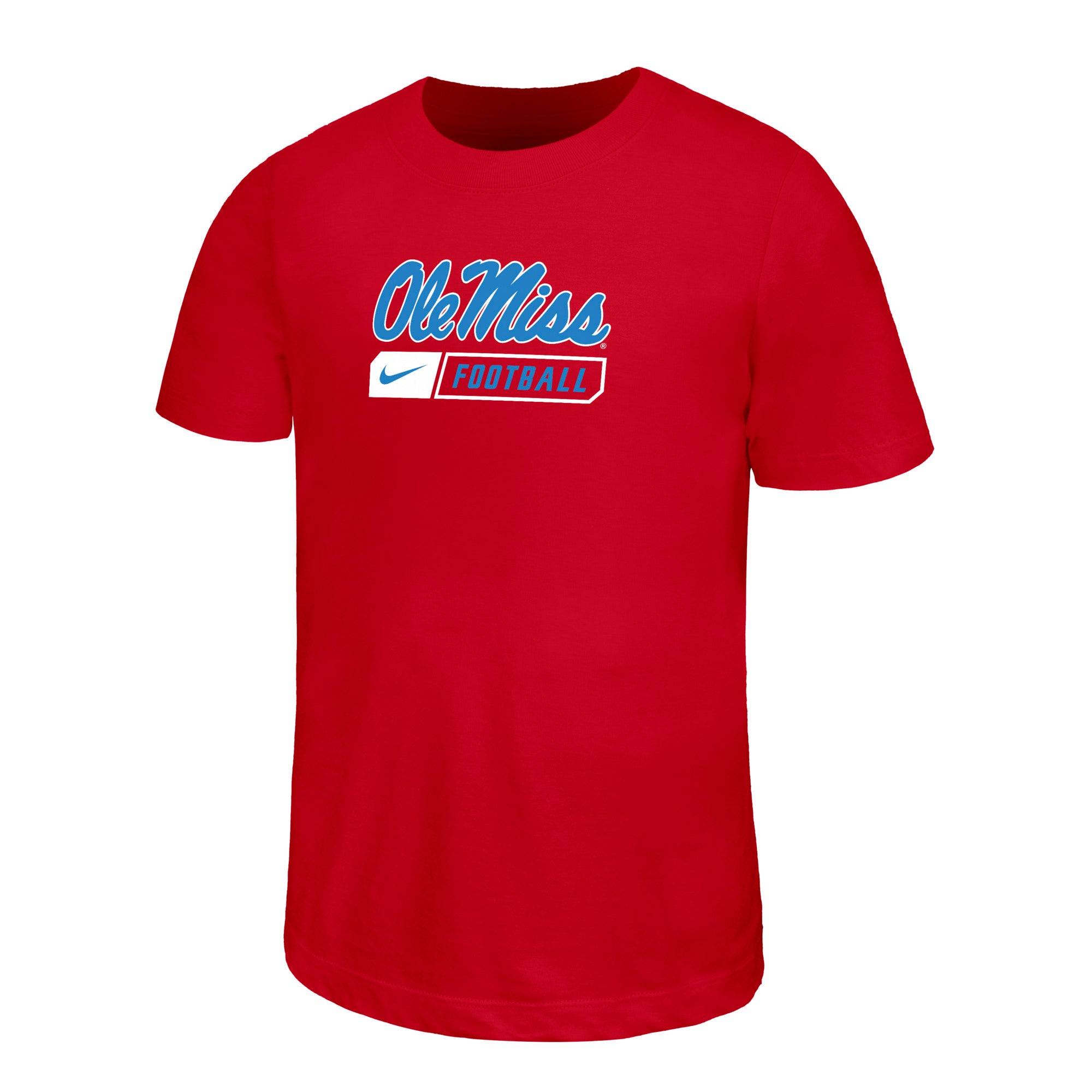 Nike Youth Legend SS Tee-Red Ole Miss Football