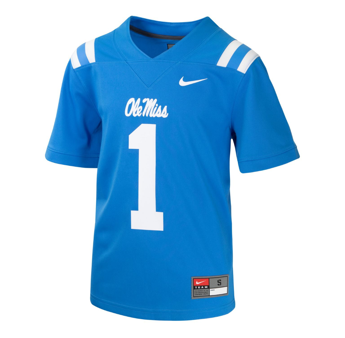 Nike Toddler and Youth Ole Miss Football Jersey #1 - Italy Blue
